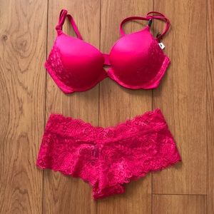 Matching Bra and Panty Set